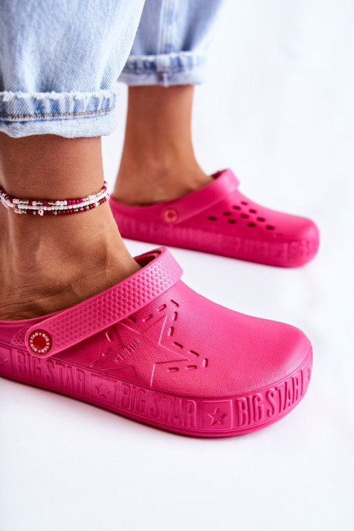 Chaussons légers Big Star II275007 rose