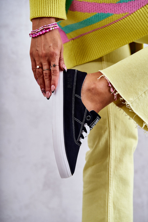 Baskets en tissu i Big Star KK274019 noir Baskets en tissu i Big Star KK274019 noir