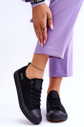 Chaussures de loisirs en tissu Big Star KK274009 noir