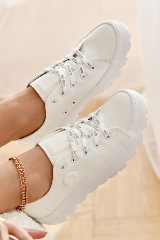 chaussures de loisirs effet vernis Big Star KK274045 couleur blanc chaussures de loisirs effet vernis Big Star KK274045 couleur blanc