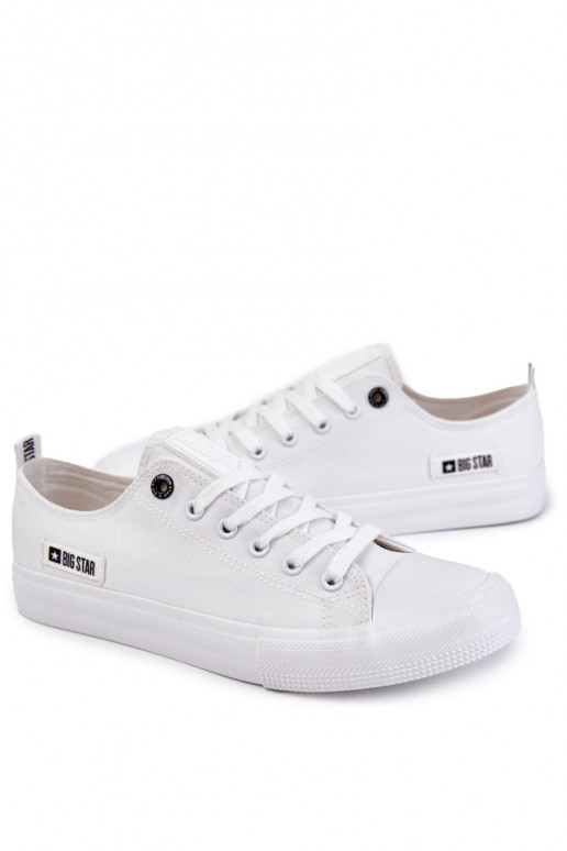 chaussures de loisirs Big Star KK174006 couleur blanche
