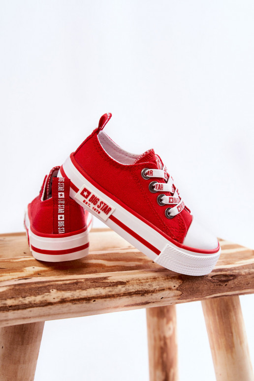 Chaussures décontractées pour enfants BIG STAR KK374071 rouge