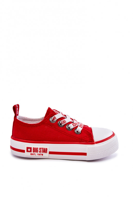 Chaussures décontractées pour enfants BIG STAR KK374071 rouge