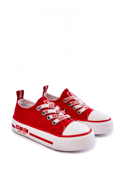 Chaussures décontractées pour enfants BIG STAR KK374071 rouge
