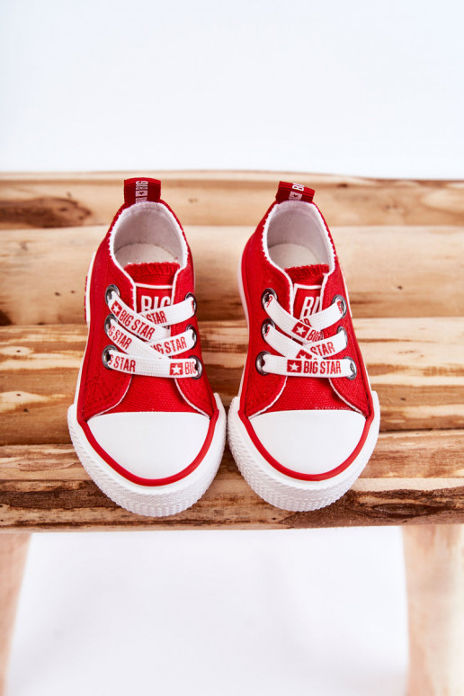 Chaussures décontractées pour enfants BIG STAR KK374051 rouge