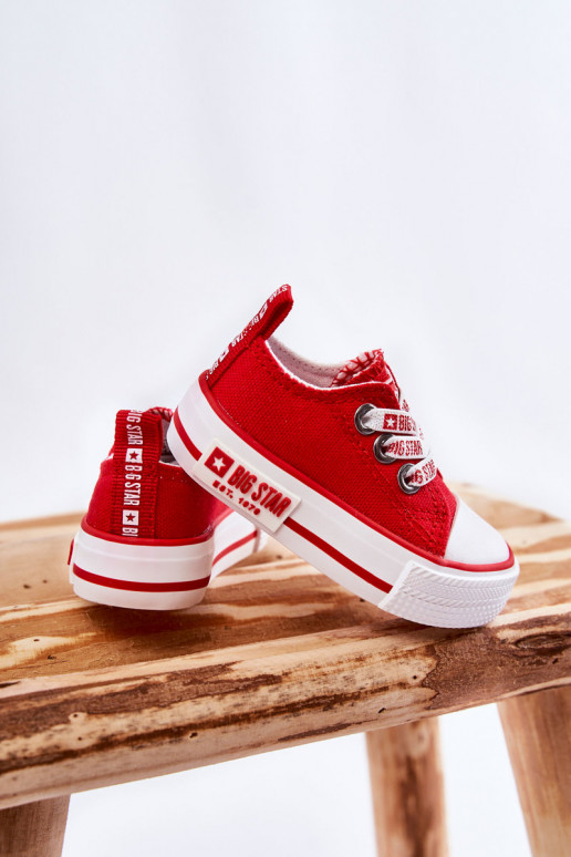 Chaussures décontractées pour enfants BIG STAR KK374051 rouge