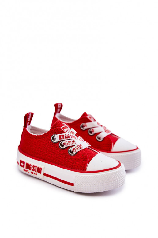 Chaussures décontractées pour enfants BIG STAR KK374051 rouge