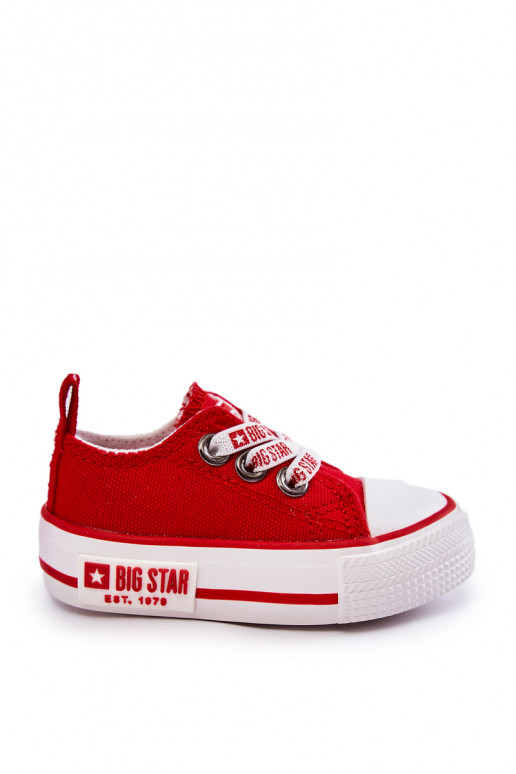 Chaussures décontractées pour enfants BIG STAR KK374051 rouge
