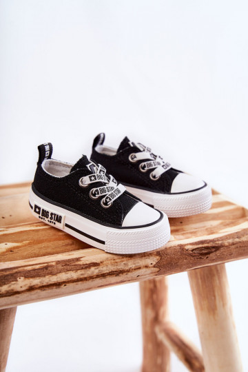 Chaussures de loisirs pour enfants BIG STAR KK374049 Noir et blanc