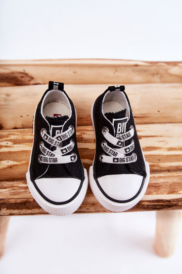 Chaussures de loisirs pour enfants BIG STAR KK374049 Noir et blanc 2