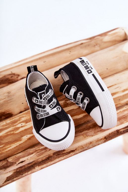 Chaussures de loisirs pour enfants BIG STAR KK374049 Noir et blanc