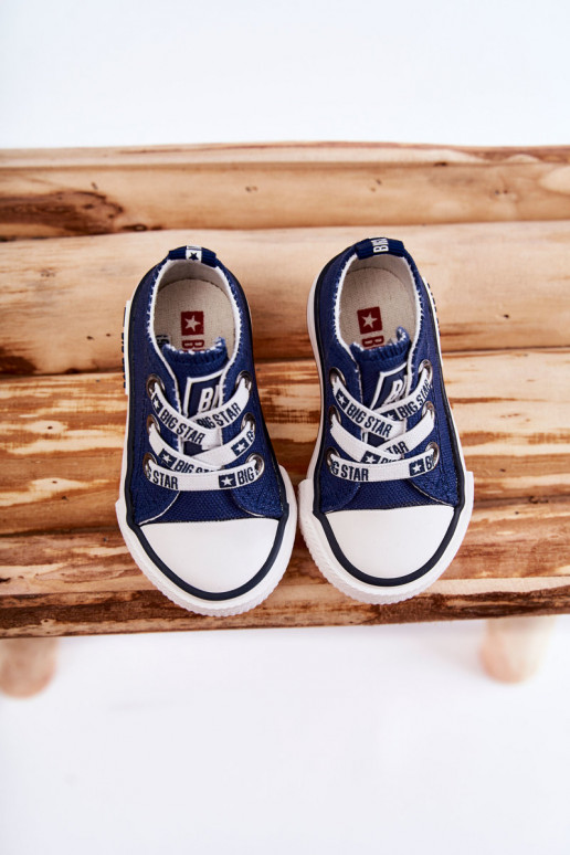 Chaussures décontractées pour enfants BIG STAR KK374050 bleu foncé