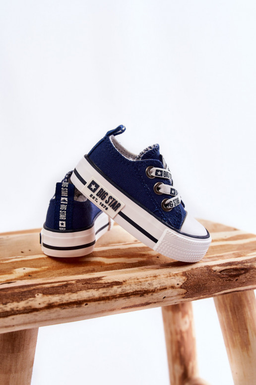 Chaussures décontractées pour enfants BIG STAR KK374050 bleu foncé