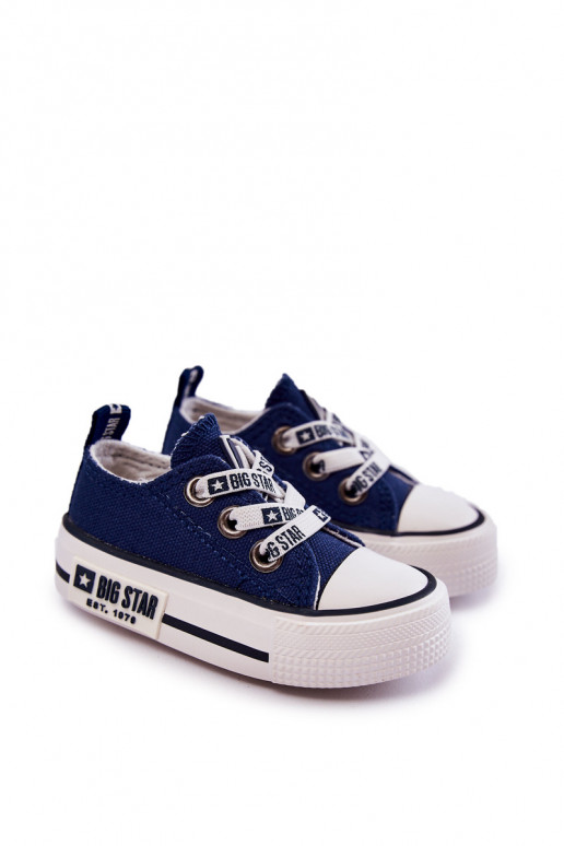 Chaussures décontractées pour enfants BIG STAR KK374050 bleu foncé