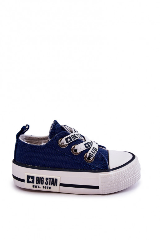 Chaussures décontractées pour enfants BIG STAR KK374050 bleu foncé