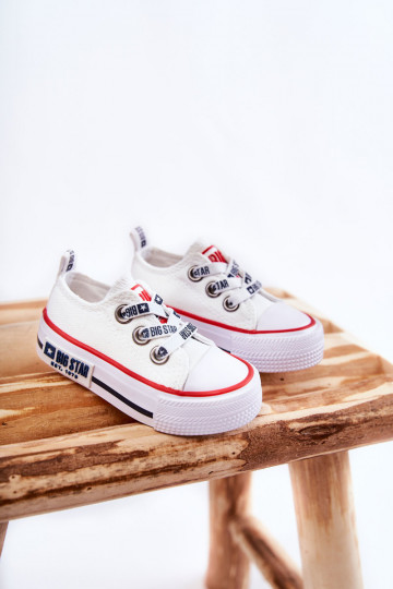 Chaussures de loisirs pour enfants BIG STAR KK374048 blanc