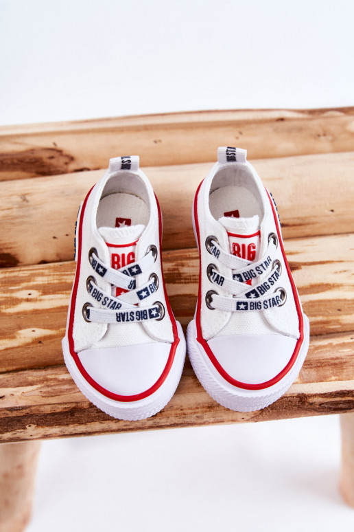 Chaussures de loisirs pour enfants BIG STAR KK374048 blanc
