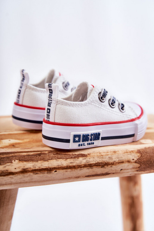 Chaussures de loisirs pour enfants BIG STAR KK374048 blanc