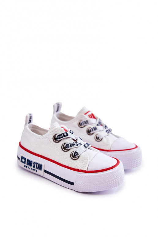 Chaussures de loisirs pour enfants BIG STAR KK374048 blanc