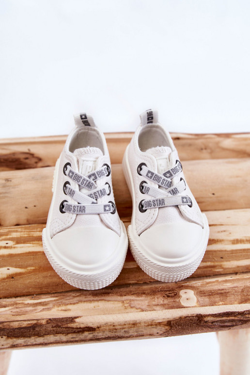 Chaussures de loisirs pour enfants BIG STAR KK374058 blanc