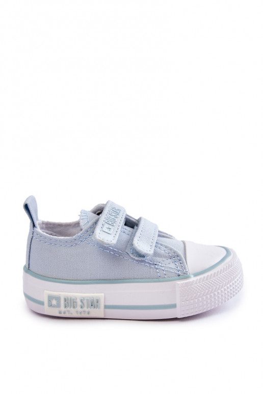 Chaussures de loisirs enfant avec attaches adhésives BIG STAR KK374078 couleur bleu