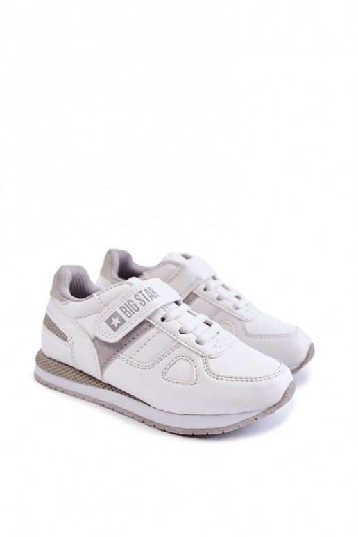Chaussures de sport pour enfants Big Star KK374009 blanc