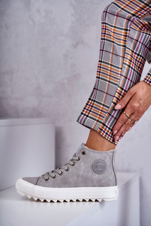 Chaussures de loisirs Big Star couleur gris réchauffé EE274114 Chaussures de loisirs Big Star couleur gris réchauffé EE274114