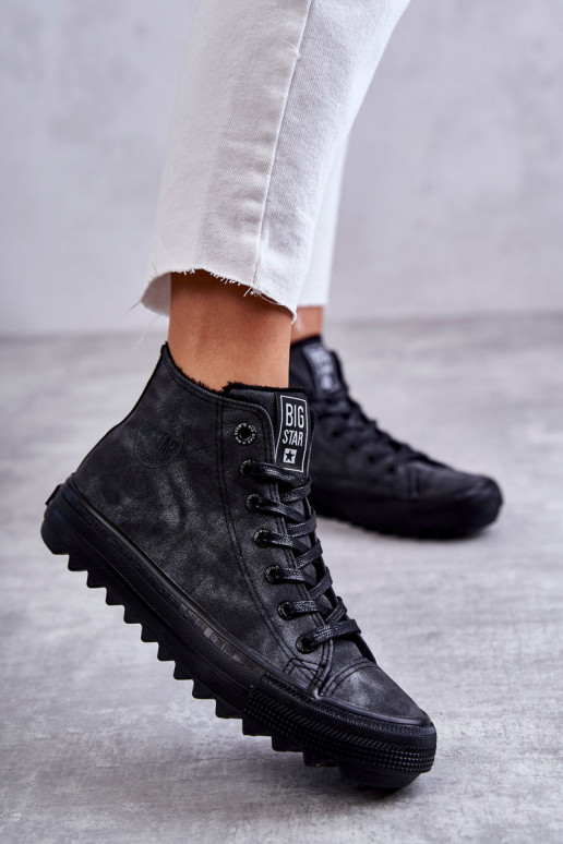 Chaussures de loisirs Big Star réchauffées couleur noir GG274069