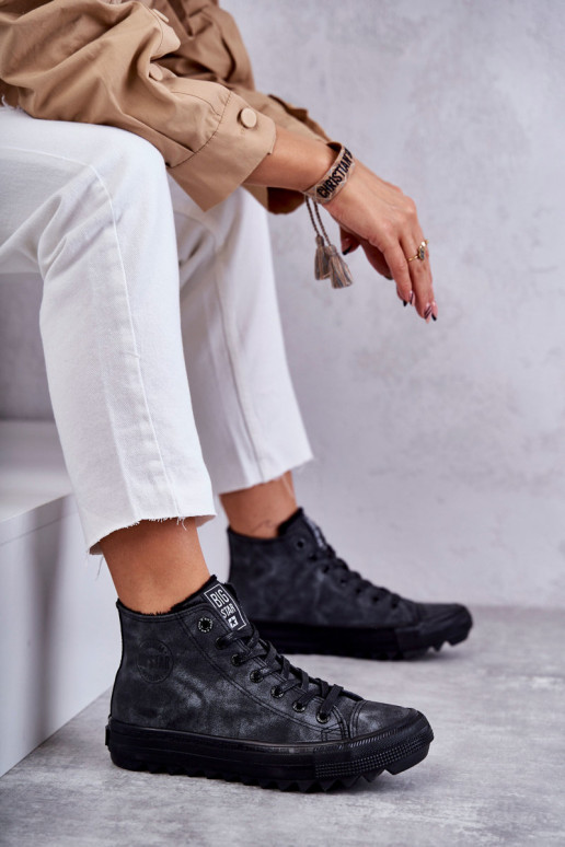 Chaussures de loisirs Big Star réchauffées couleur noir GG274069