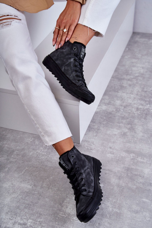 Chaussures de loisirs Big Star réchauffées couleur noir GG274069 Chaussures de loisirs Big Star réchauffées couleur noir GG274069