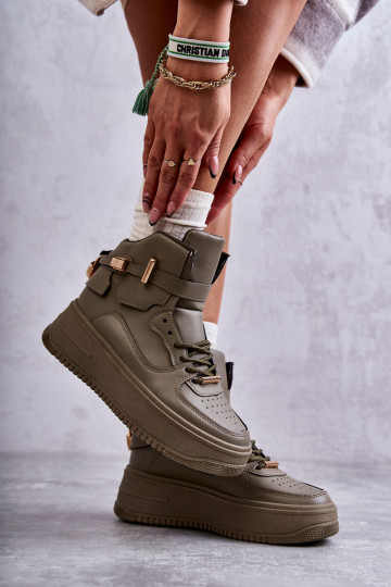 chaussures de sport chauffantes couleur verte Lexa 2