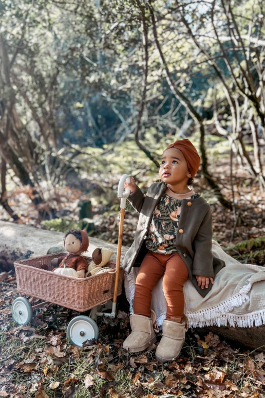 Bottes de neige chauffées pour enfants avec rubans beige Meriva Bottes de neige chauffées pour enfants avec rubans beige Meriva