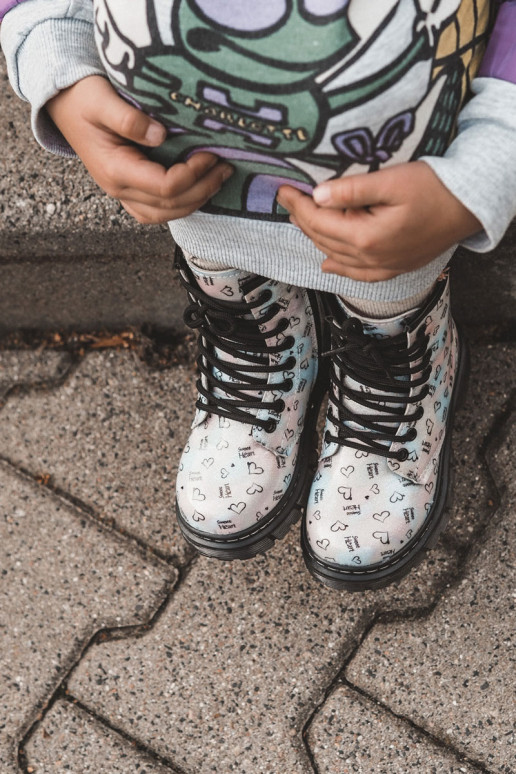 Bottes pour enfants à paillettes et motifs Reggie en différentes couleurs