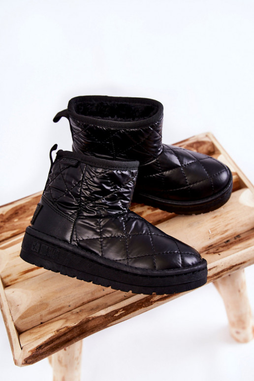 Bottes d'hiver chaudes pour enfants Big Star KK374242 noir Bottes d'hiver chaudes pour enfants Big Star KK374242 noir