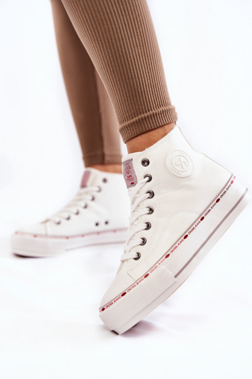 chaussures décontractées à semelles Cross Jeans KK2R4044C couleur blanche