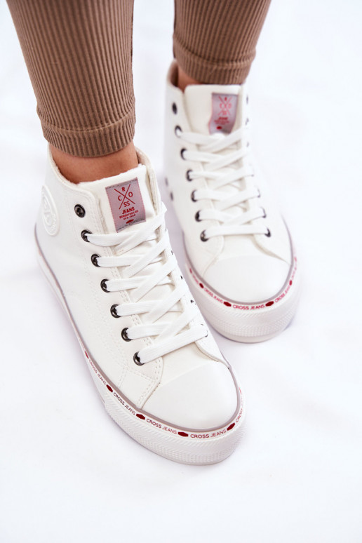 chaussures décontractées à semelles Cross Jeans KK2R4044C couleur blanche