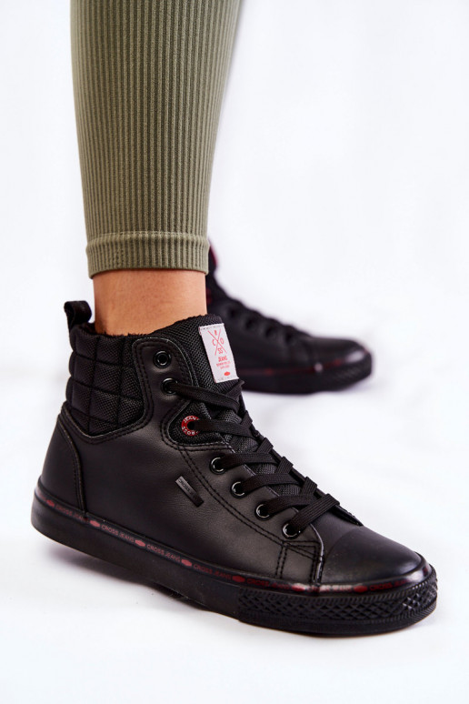 chaussures casual avec semelle Cross Jeans KK2R4058C couleur noir