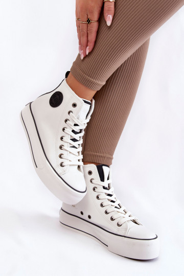 chaussures de loisirs chauffées Big Star KK274170 couleur blanche 2