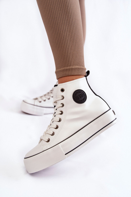 chaussures de loisirs chauffées Big Star KK274170 couleur blanche chaussures de loisirs chauffées Big Star KK274170 couleur blanche