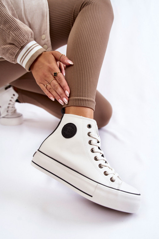 chaussures de loisirs chauffées Big Star KK274170 couleur blanche chaussures de loisirs chauffées Big Star KK274170 couleur blanche