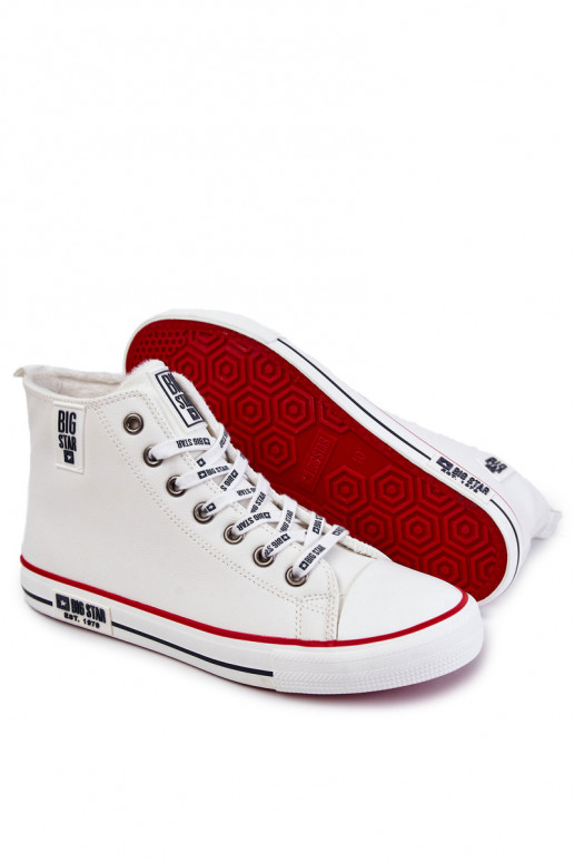 chaussures de loisirs chauffées Big Star KK174345 couleur blanche chaussures de loisirs chauffées Big Star KK174345 couleur blanche
