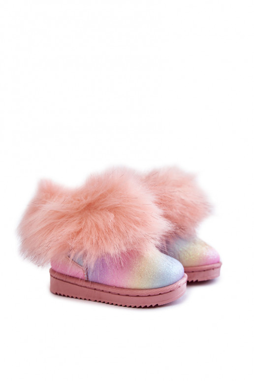 Bottes de neige pour enfants avec fourrure de différentes couleurs Ariana