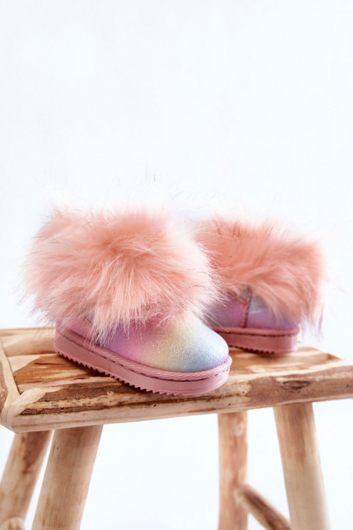 Bottes de neige pour enfants avec fourrure de différentes couleurs Ariana