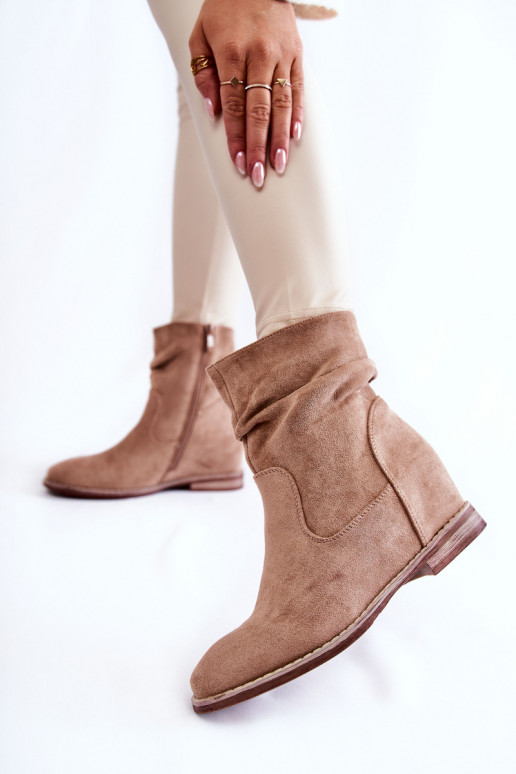 en daim Boots beige Finney en daim Boots beige Finney