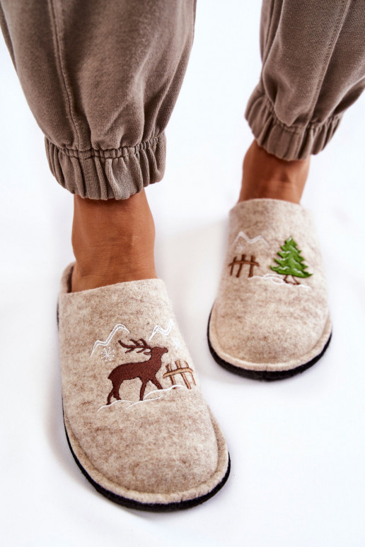 chaussons Big Star KK276016 beige