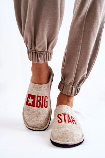 chaussons Big Star KK276021 beige 2