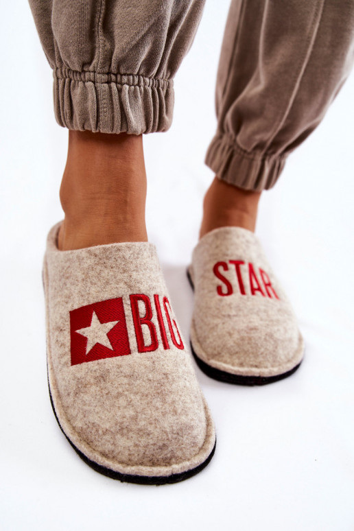 chaussons Big Star KK276021 beige