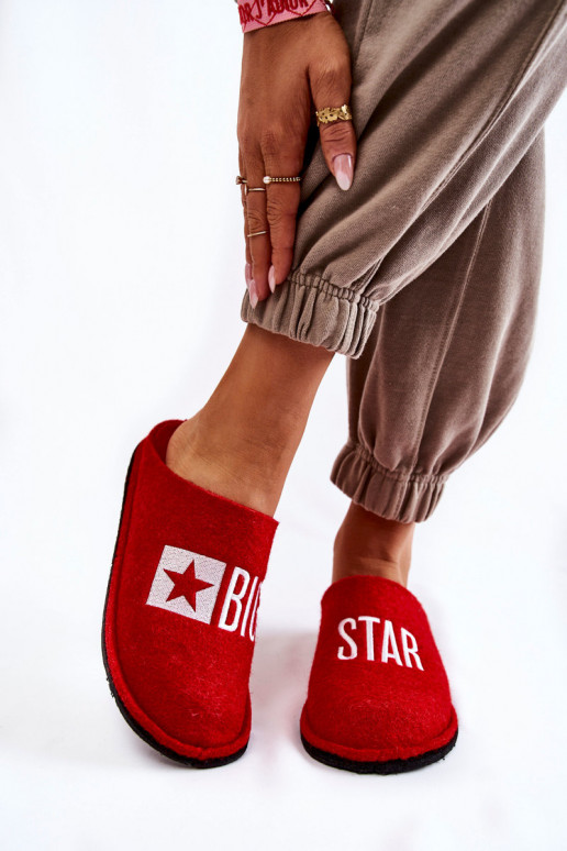chaussons Big Star KK276022 rouge chaussons Big Star KK276022 rouge