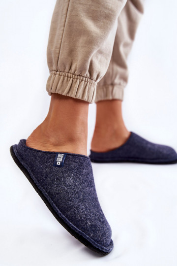 Modèle classique Chaussons Big Star KK276013 bleu foncé