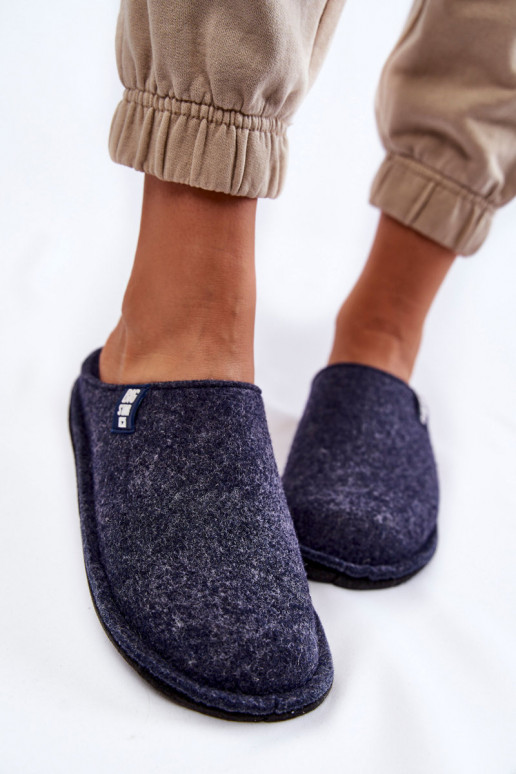 Modèle classique Chaussons Big Star KK276013 bleu foncé